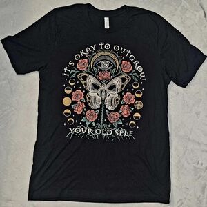 Murder Apparel "It's Okay To Outgrow Your Old Self" Black T-Shirt